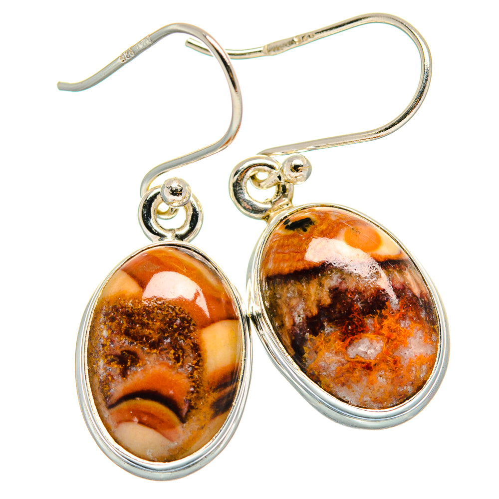 Mookaite Earrings handcrafted by Ana Silver Co - EARR424218