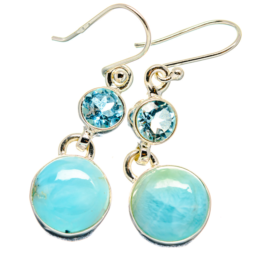 Larimar Earrings handcrafted by Ana Silver Co - EARR424224