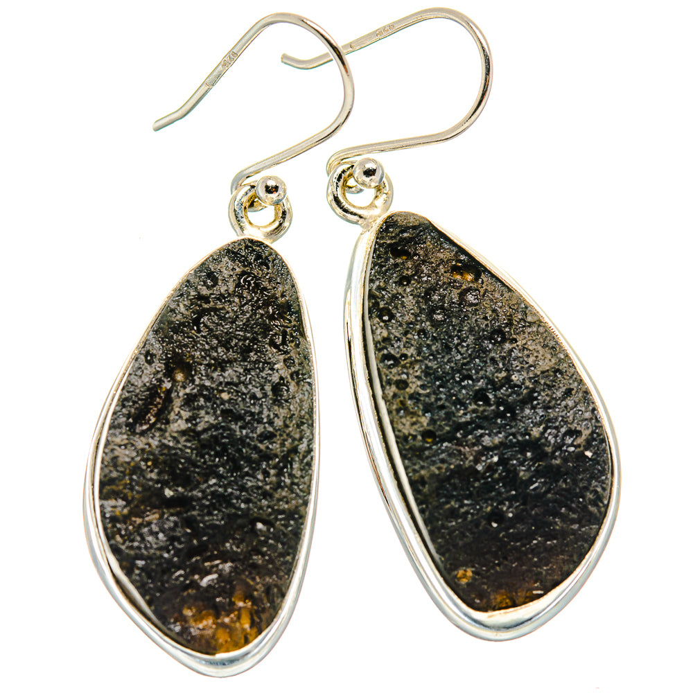 Tektite Earrings handcrafted by Ana Silver Co - EARR424258