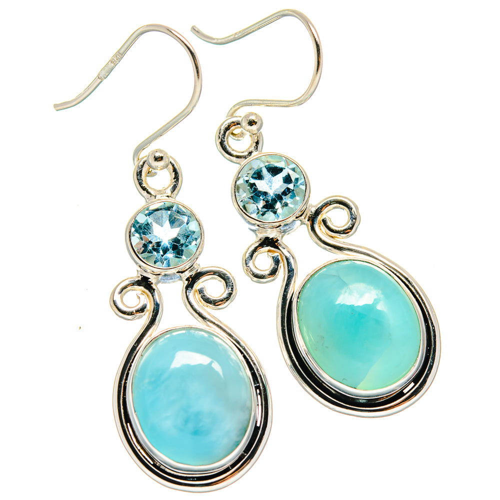 Larimar Earrings handcrafted by Ana Silver Co - EARR424262