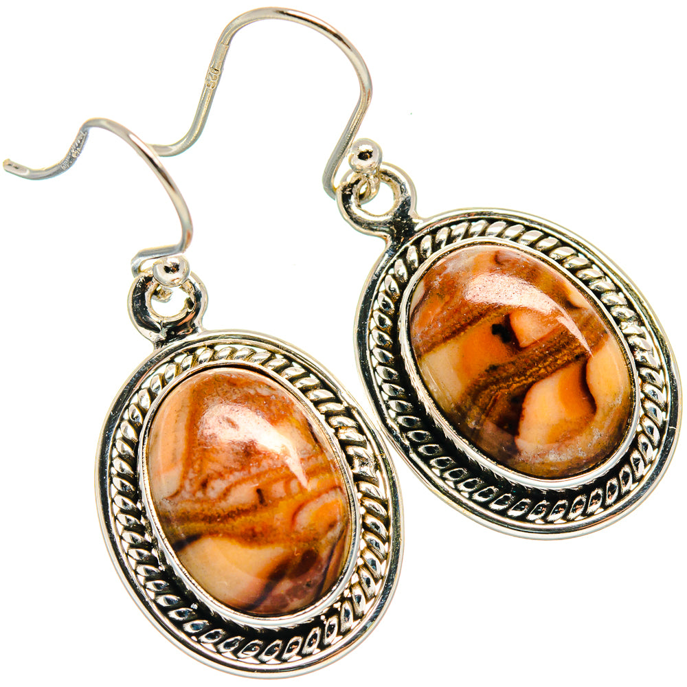 Mookaite Earrings handcrafted by Ana Silver Co - EARR424276 - Photo 2
