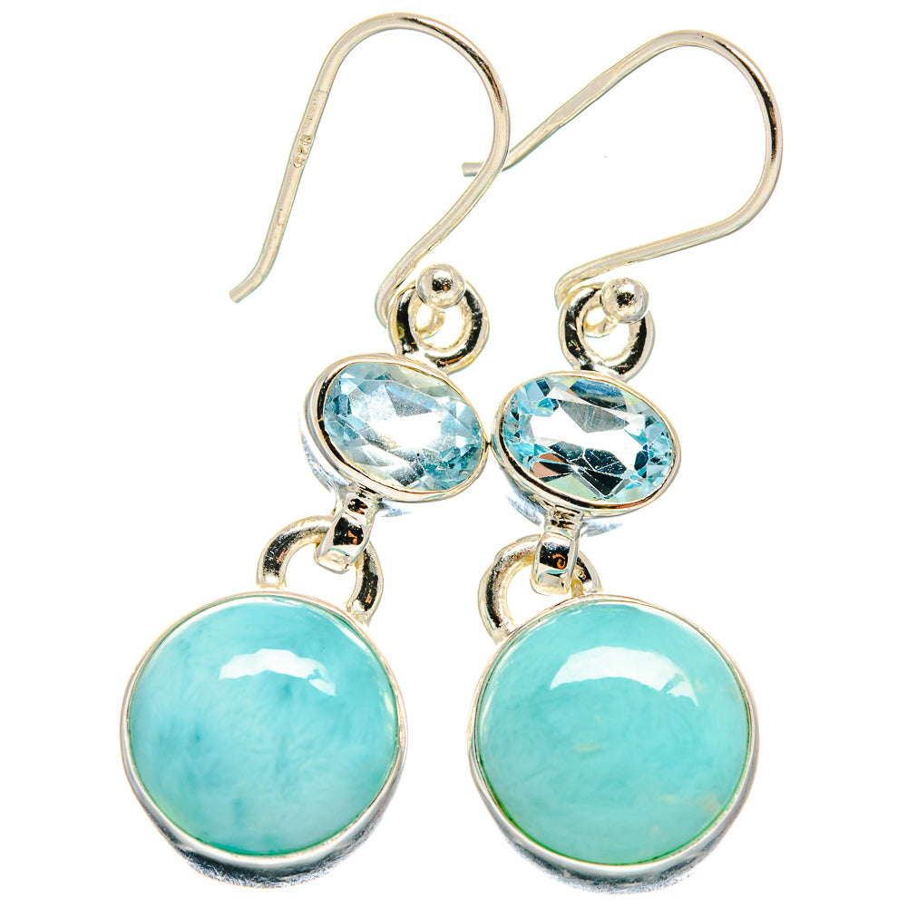 Larimar Earrings handcrafted by Ana Silver Co - EARR424281