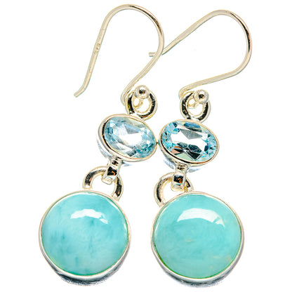 Larimar Earrings handcrafted by Ana Silver Co - EARR424281