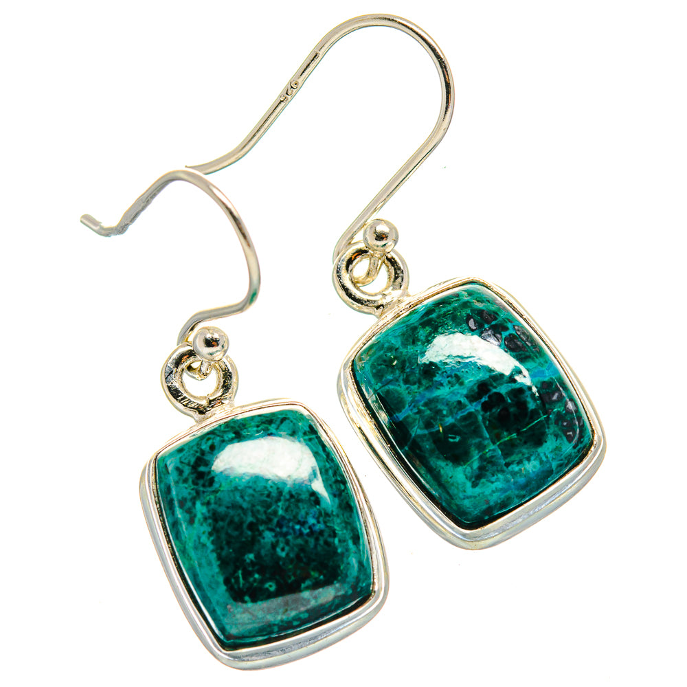 Shattuckite Earrings handcrafted by Ana Silver Co - EARR424288