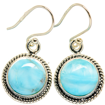 Larimar Earrings handcrafted by Ana Silver Co - EARR424289