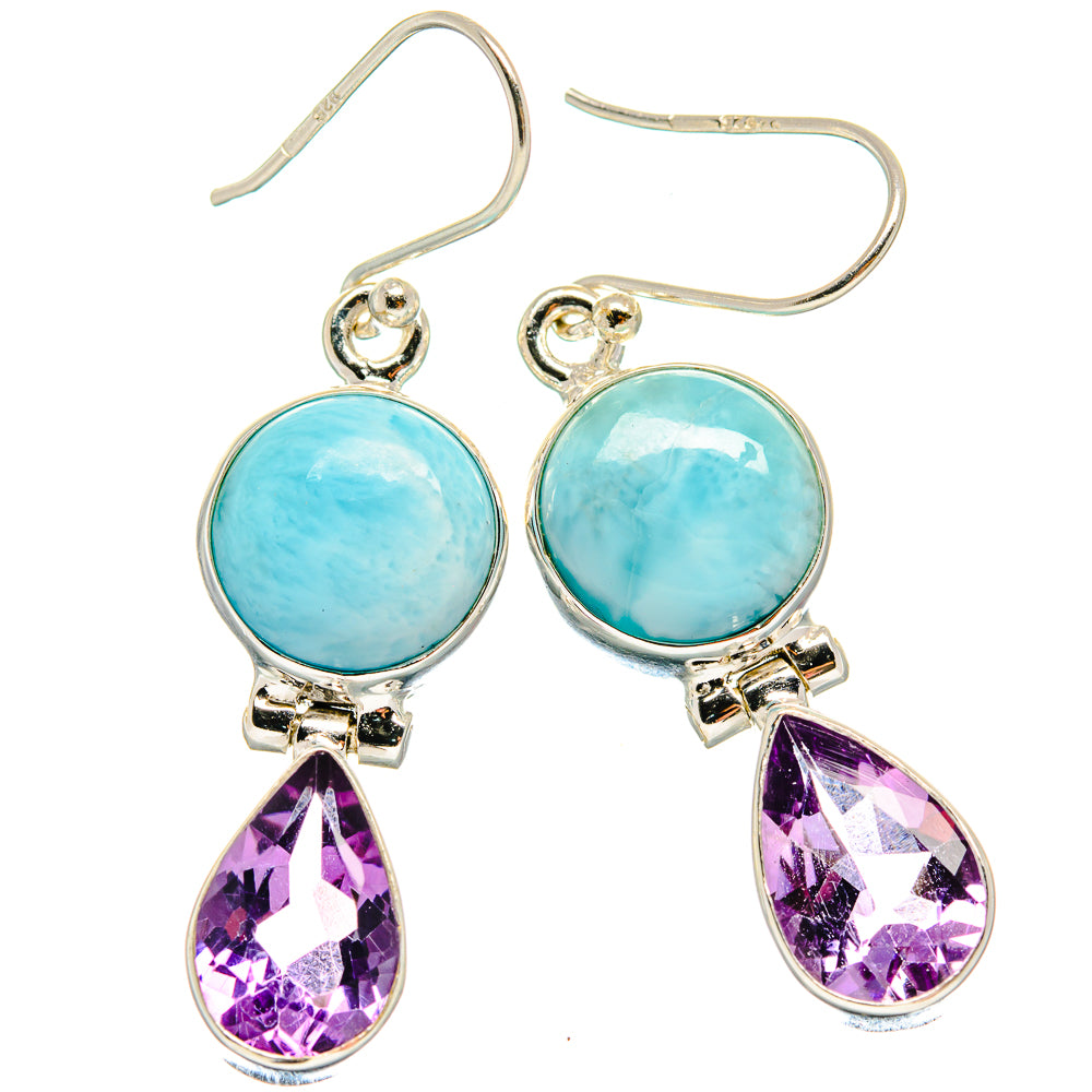 Larimar Earrings handcrafted by Ana Silver Co - EARR424299