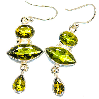 Peridot Earrings handcrafted by Ana Silver Co - EARR424307