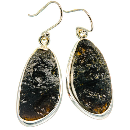 Tektite Earrings handcrafted by Ana Silver Co - EARR424312