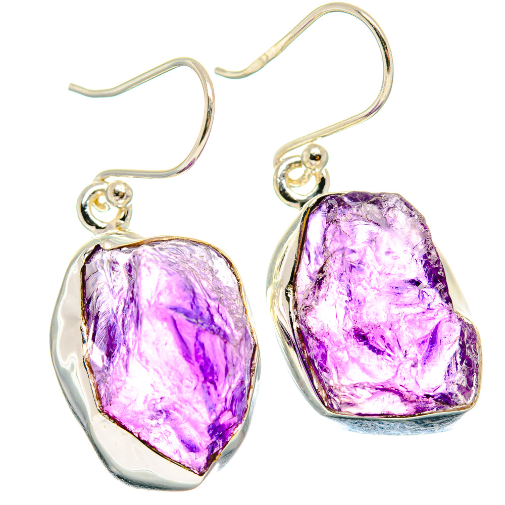Amethyst Earrings handcrafted by Ana Silver Co - EARR424316