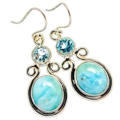 Larimar Earrings handcrafted by Ana Silver Co - EARR424320