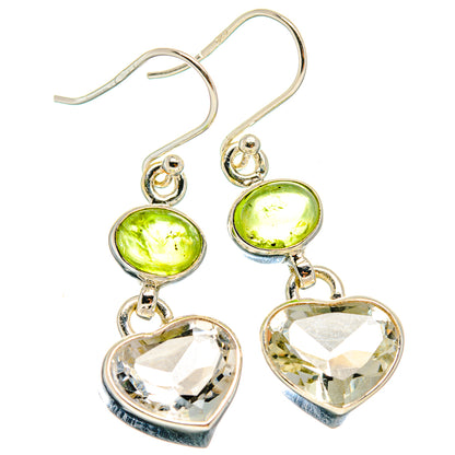 White Quartz Earrings handcrafted by Ana Silver Co - EARR424322