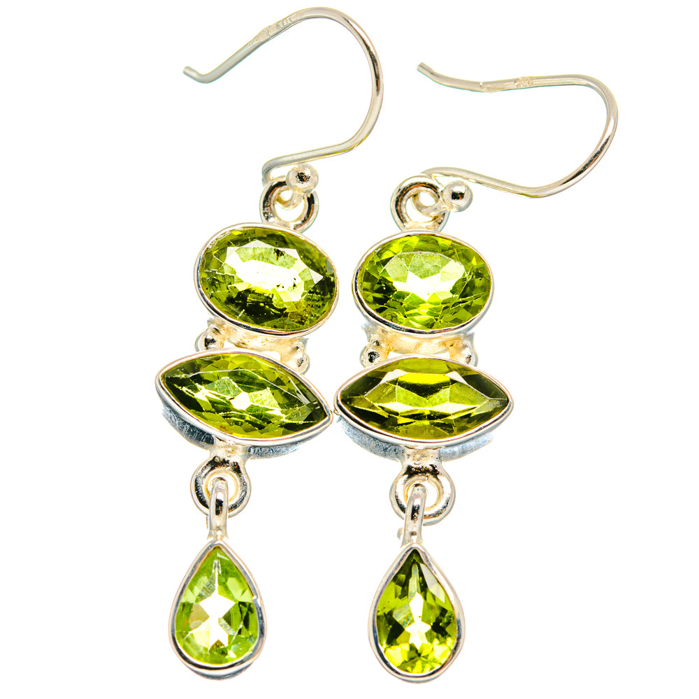 Peridot Earrings handcrafted by Ana Silver Co - EARR424339