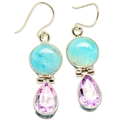 Larimar Earrings handcrafted by Ana Silver Co - EARR424357