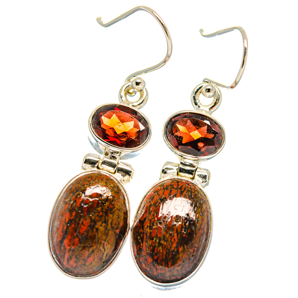 Dinosaur Bone Earrings handcrafted by Ana Silver Co - EARR424379