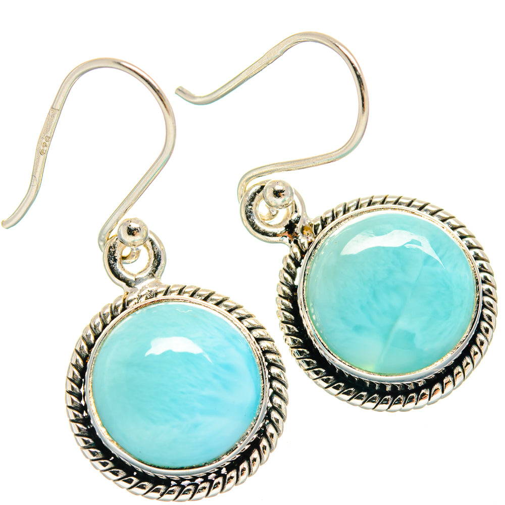 Larimar Earrings handcrafted by Ana Silver Co - EARR424386