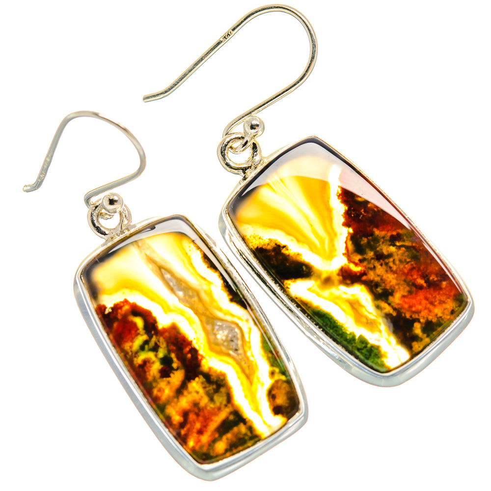 Ocean Jasper Earrings handcrafted by Ana Silver Co - EARR424388
