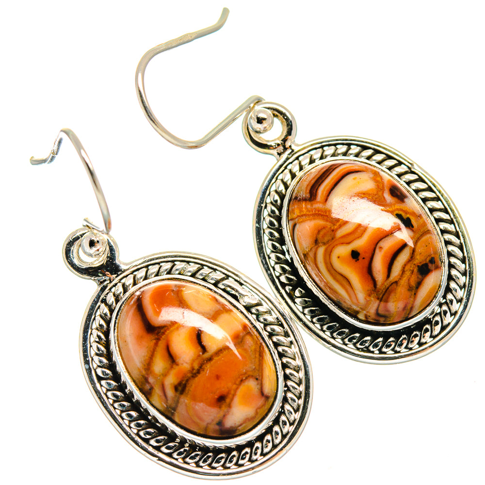 Imperial Jasper Earrings handcrafted by Ana Silver Co - EARR424391
