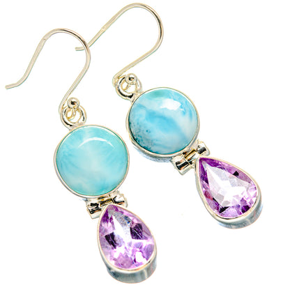 Larimar Earrings handcrafted by Ana Silver Co - EARR424396