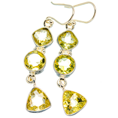 Citrine Earrings handcrafted by Ana Silver Co - EARR424405