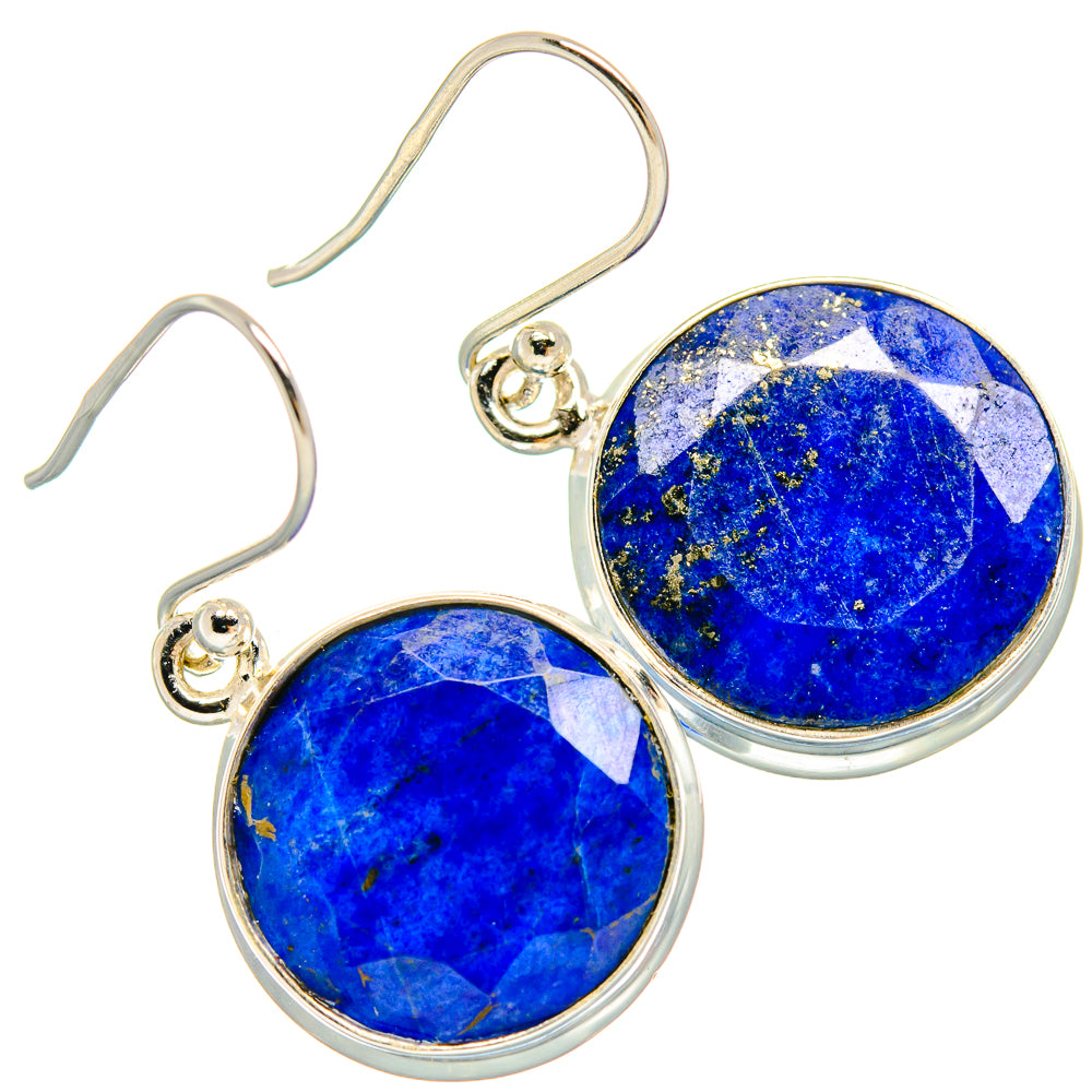 Lapis Lazuli Earrings handcrafted by Ana Silver Co - EARR424430