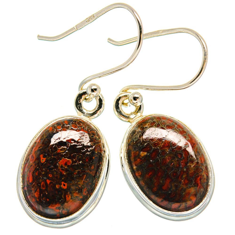 Dinosaur Bone Earrings handcrafted by Ana Silver Co - EARR424450