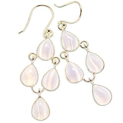 Blue Lace Agate Earrings handcrafted by Ana Silver Co - EARR424455