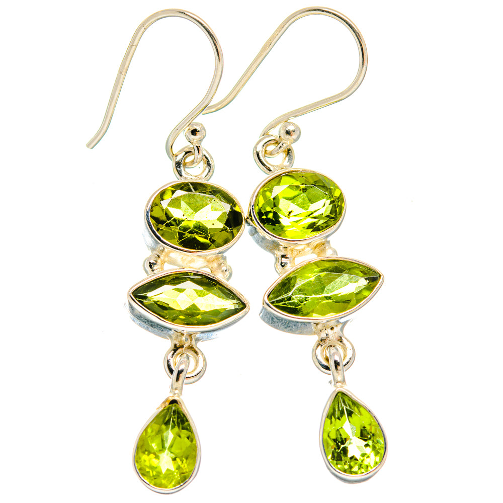 Peridot Earrings handcrafted by Ana Silver Co - EARR424456