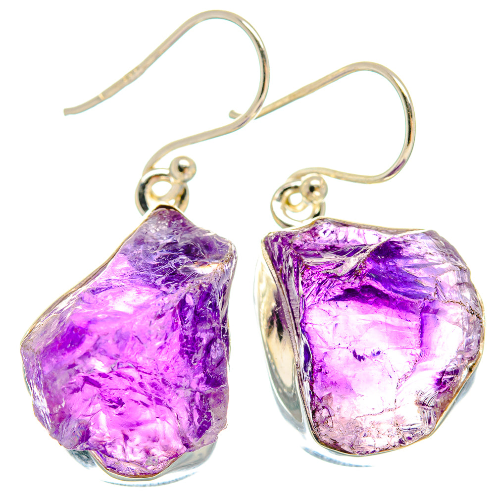Amethyst Earrings handcrafted by Ana Silver Co - EARR424458