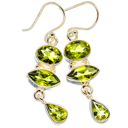 Peridot Earrings handcrafted by Ana Silver Co - EARR424468