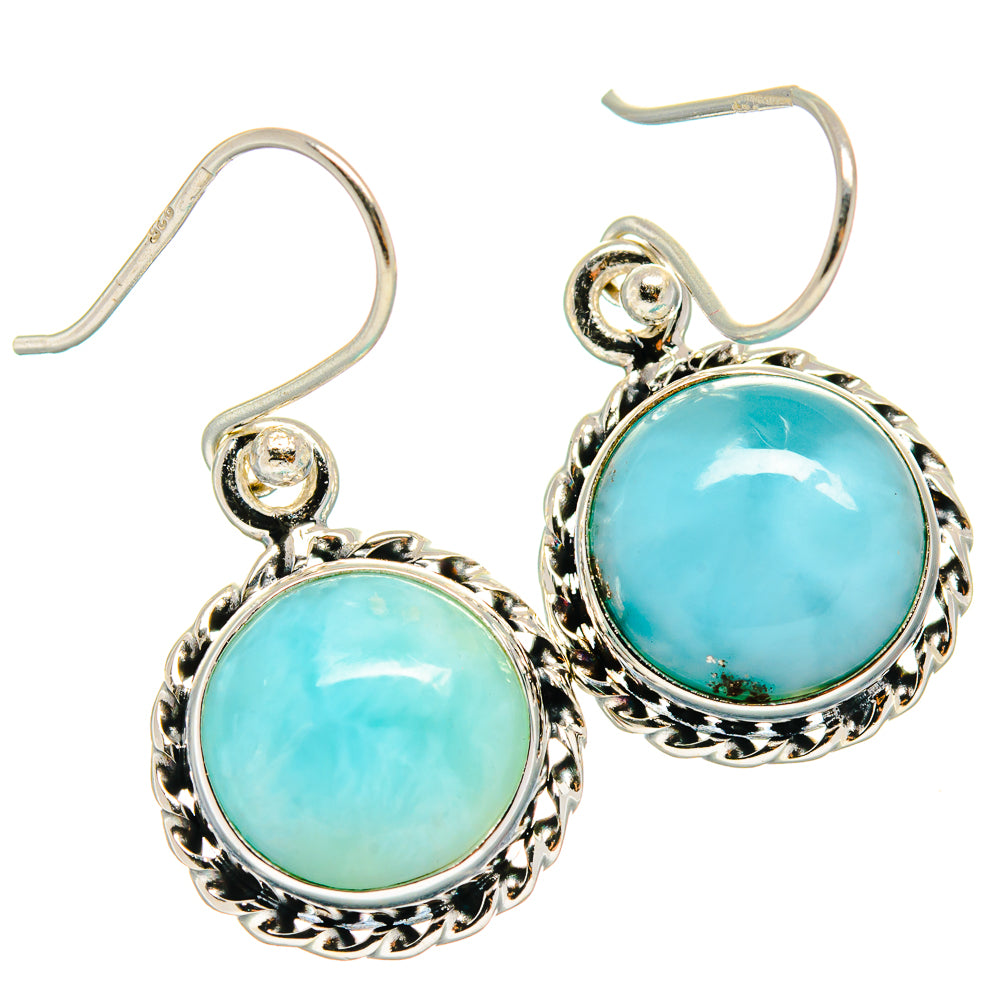 Larimar Earrings handcrafted by Ana Silver Co - EARR424477