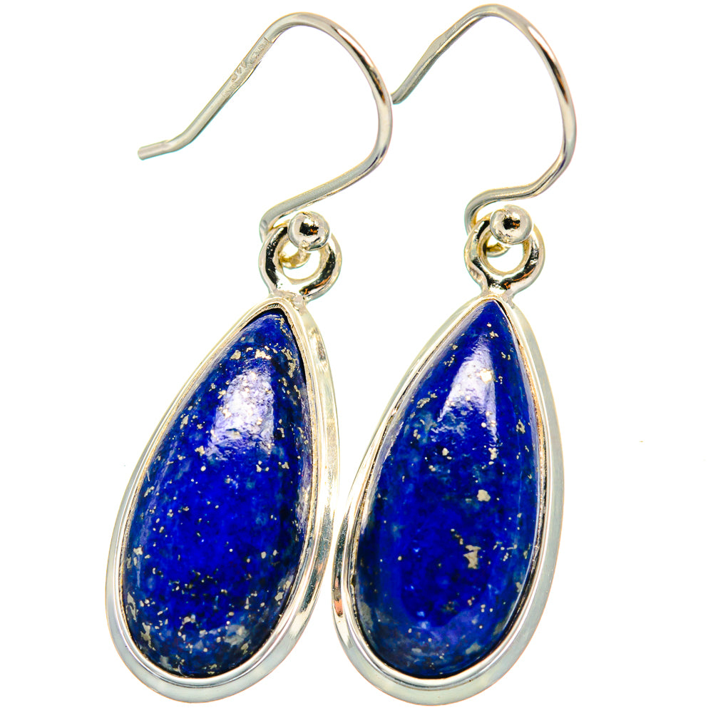 Lapis Lazuli Earrings handcrafted by Ana Silver Co - EARR424496