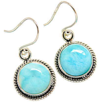 Larimar Earrings handcrafted by Ana Silver Co - EARR424497