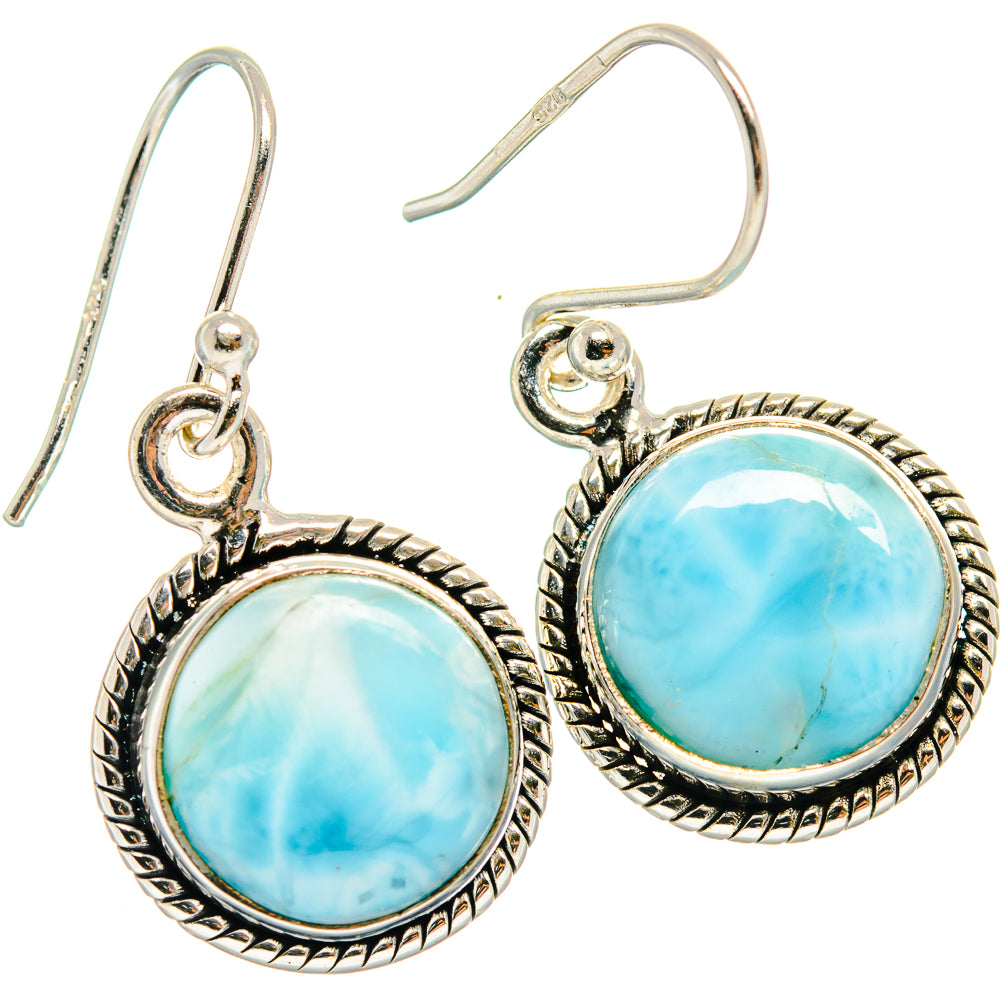 Larimar Earrings handcrafted by Ana Silver Co - EARR424505