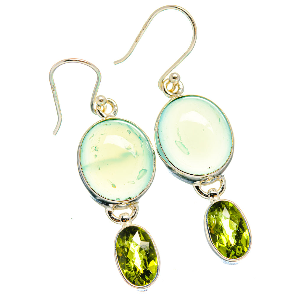 Prehnite Earrings handcrafted by Ana Silver Co - EARR424540 - Photo 2