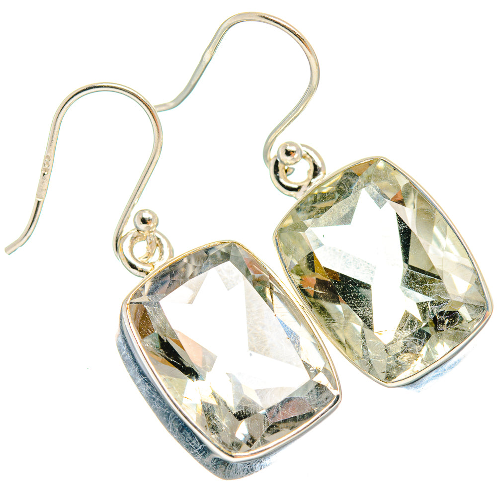 White Quartz Earrings handcrafted by Ana Silver Co - EARR424541