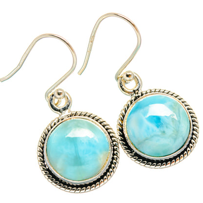 Larimar Earrings handcrafted by Ana Silver Co - EARR424556