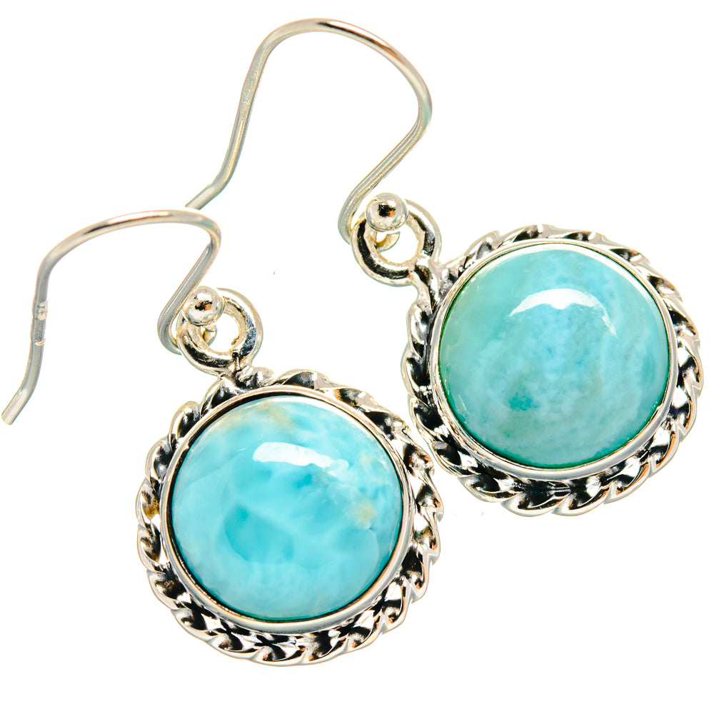 Larimar Earrings handcrafted by Ana Silver Co - EARR424566