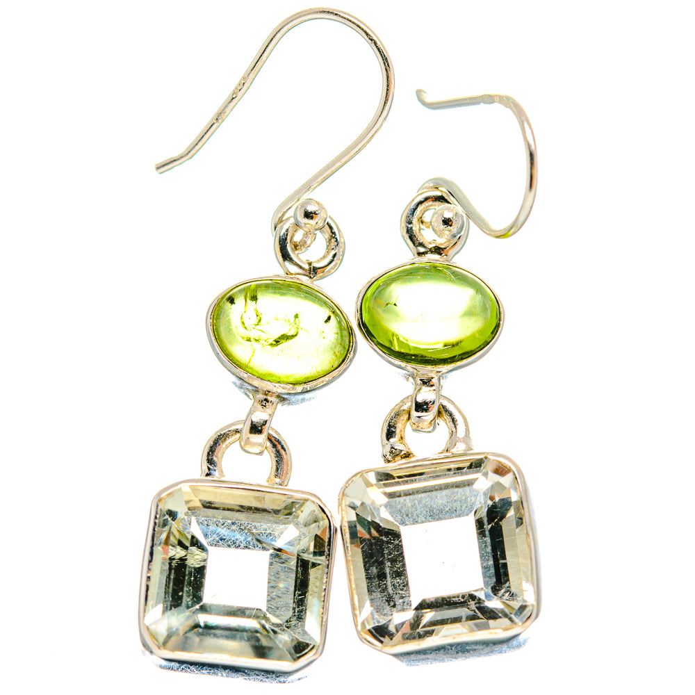 White Quartz Earrings handcrafted by Ana Silver Co - EARR424572