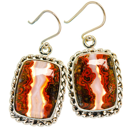 Mahogany Obsidian Earrings handcrafted by Ana Silver Co - EARR424576