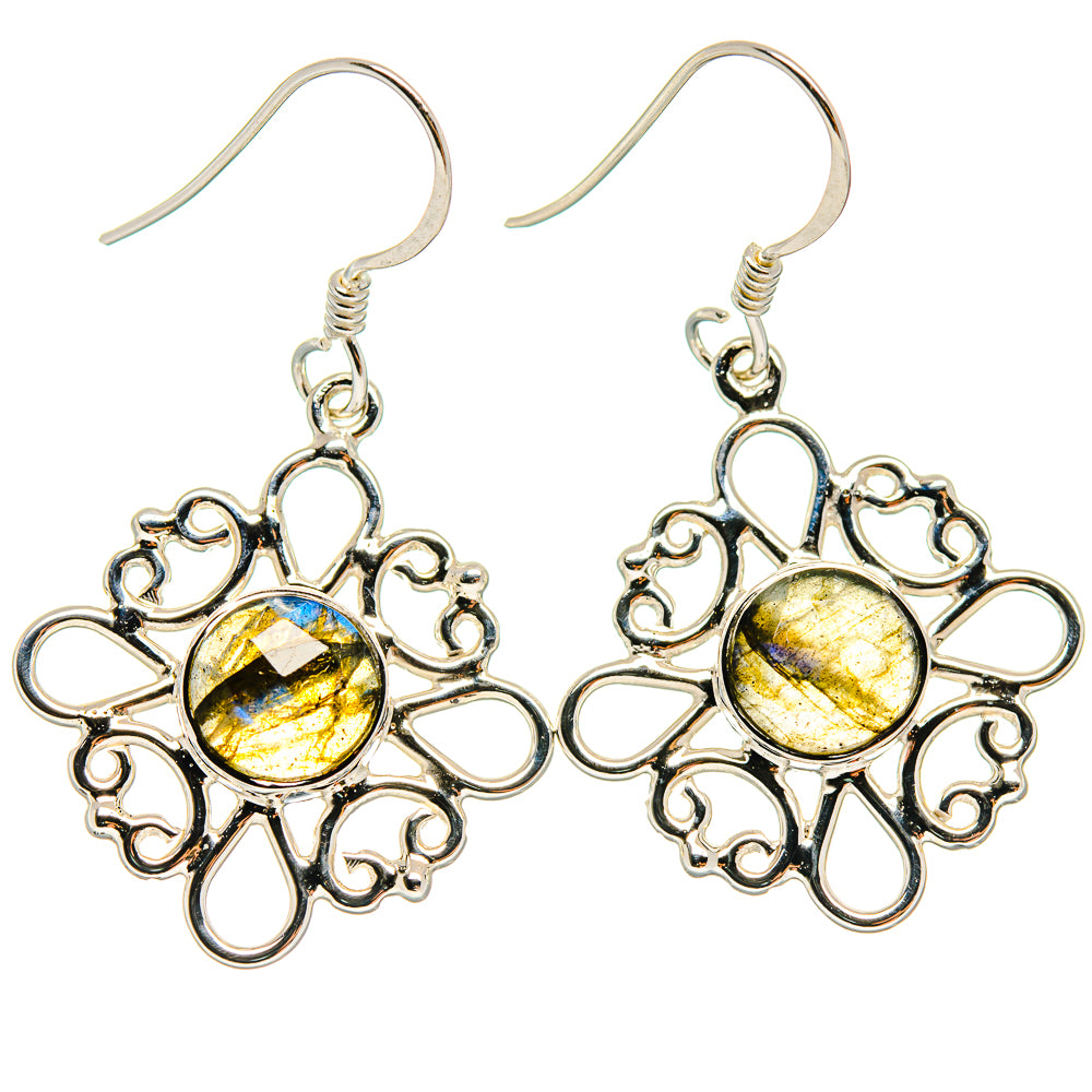 Labradorite Earrings handcrafted by Ana Silver Co - EARR424582