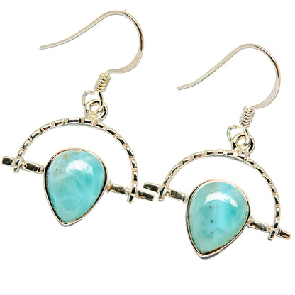 Larimar Earrings handcrafted by Ana Silver Co - EARR424597