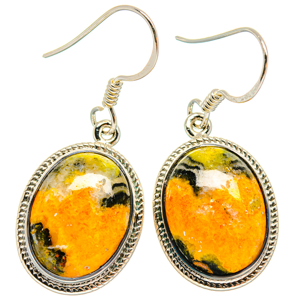 K2 Blue Azurite Earrings handcrafted by Ana Silver Co - EARR424598