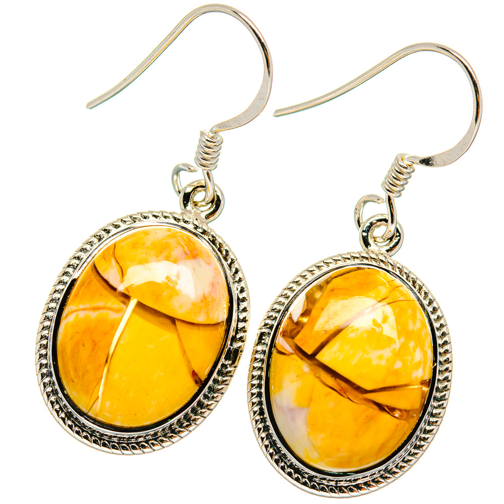 Brecciated Mookaite Earrings handcrafted by Ana Silver Co - EARR424608
