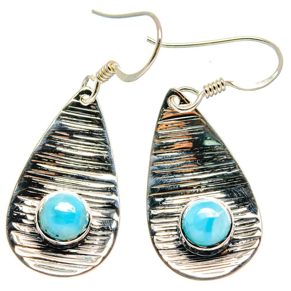 Larimar Earrings handcrafted by Ana Silver Co - EARR424614