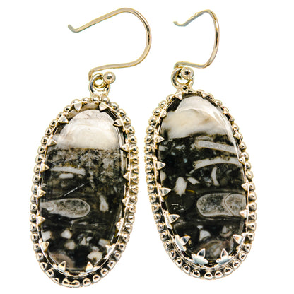 Tube Agate Earrings handcrafted by Ana Silver Co - EARR424642 - Photo 2