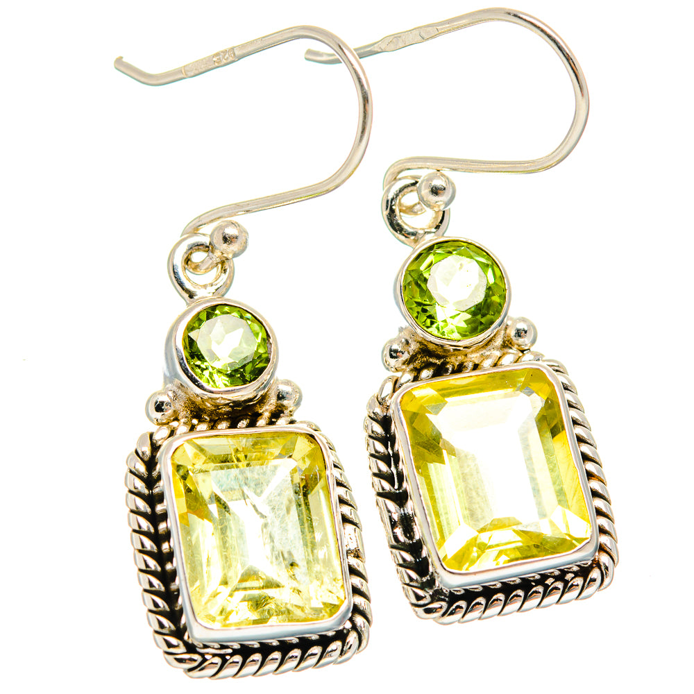 Citrine Earrings handcrafted by Ana Silver Co - EARR424662