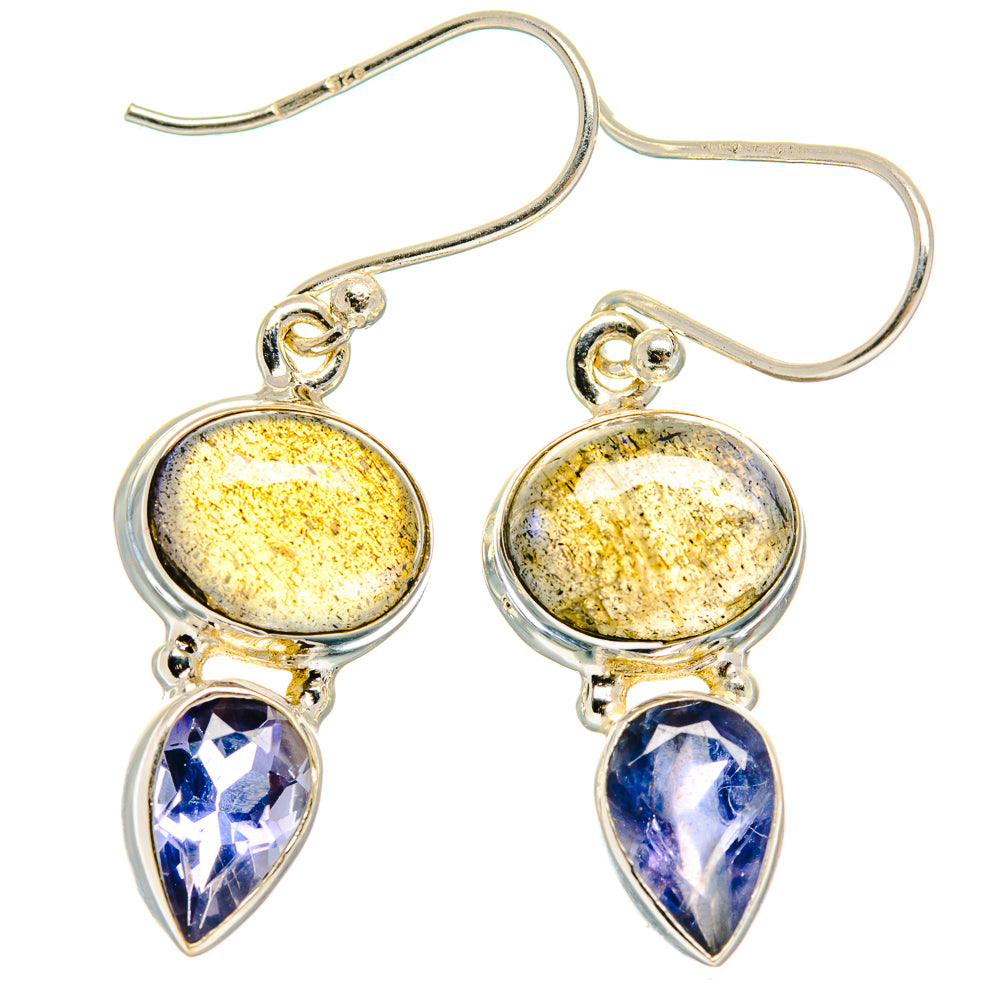 Labradorite Earrings handcrafted by Ana Silver Co - EARR424667