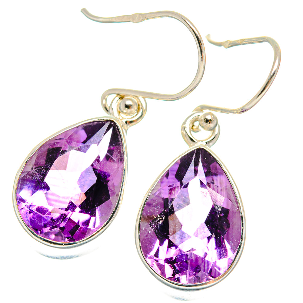 Amethyst Earrings handcrafted by Ana Silver Co - EARR424668