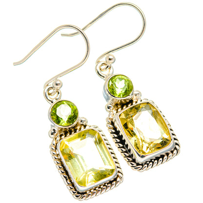 Citrine Earrings handcrafted by Ana Silver Co - EARR424669