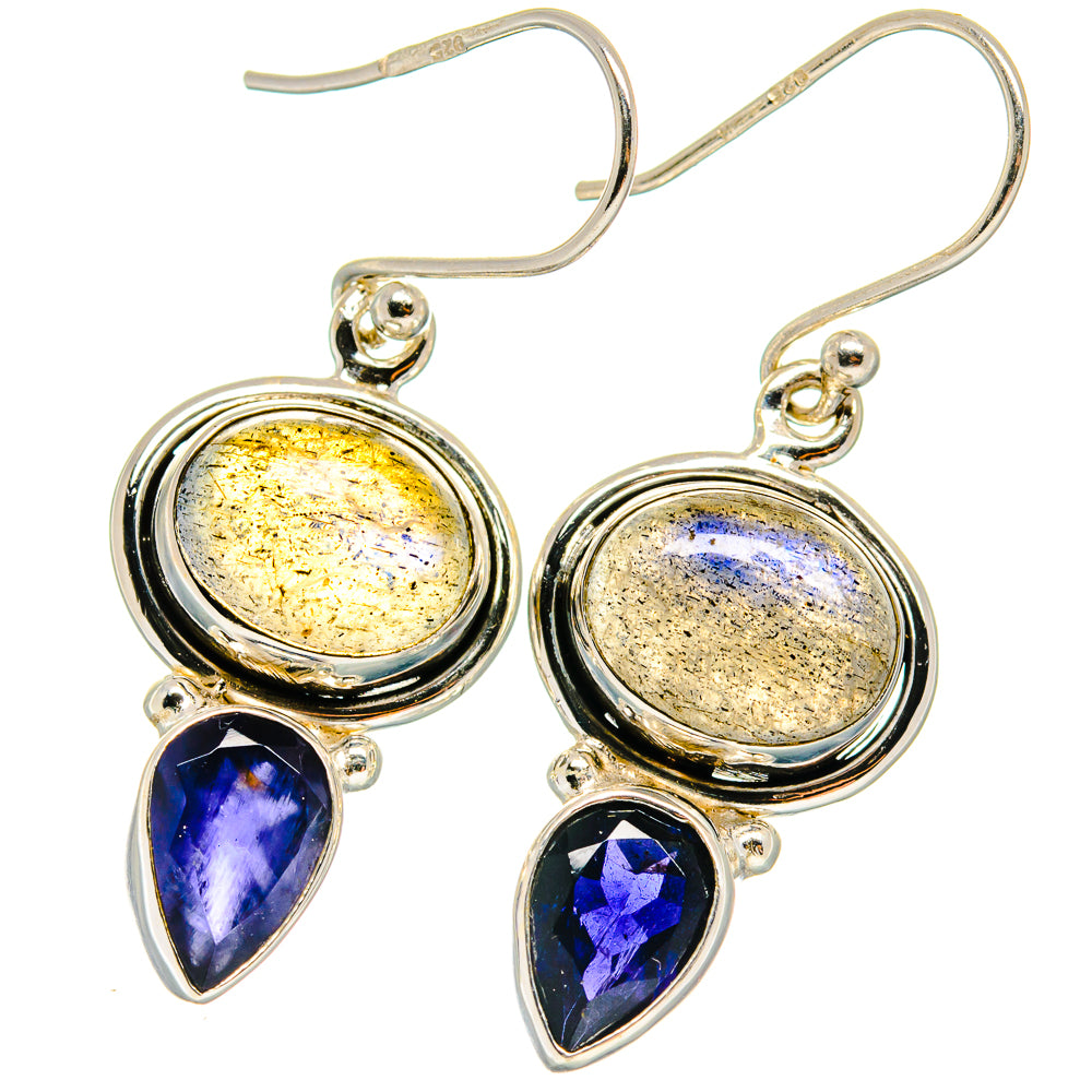 Labradorite Earrings handcrafted by Ana Silver Co - EARR424725